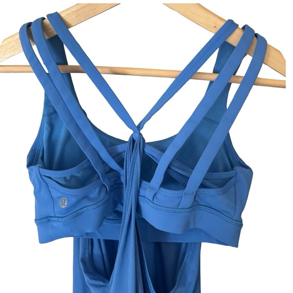 Lululemon Blue Triple-cross-strap Tank 8 - Picture 3 of 7